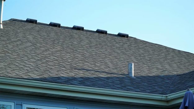 New siding and roofing on a home.