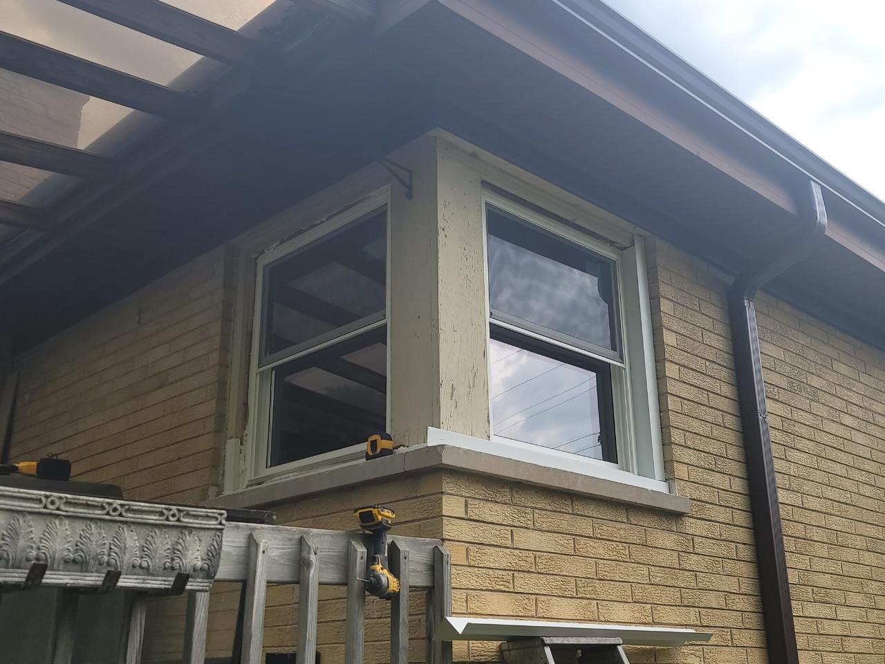 Two windows undergo renovations.