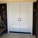 New set of doors on a home