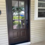 New door on the front of a home