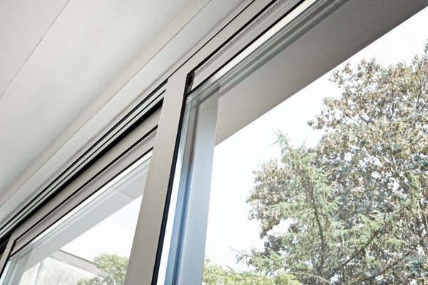 Energy efficient sliding windows on a home