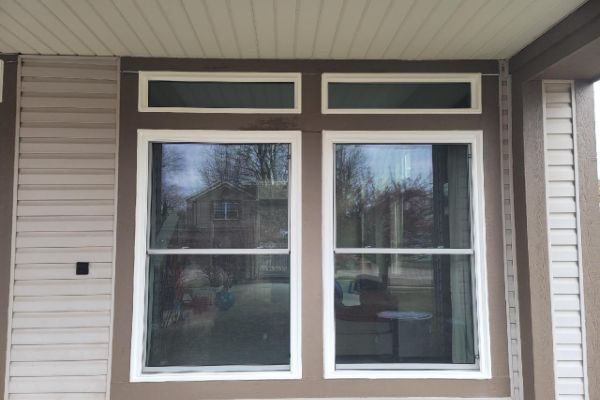 Double hung windows and picture window counterparts