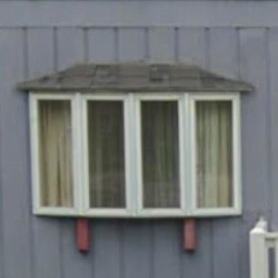 This bow window had faded much prior to renovation