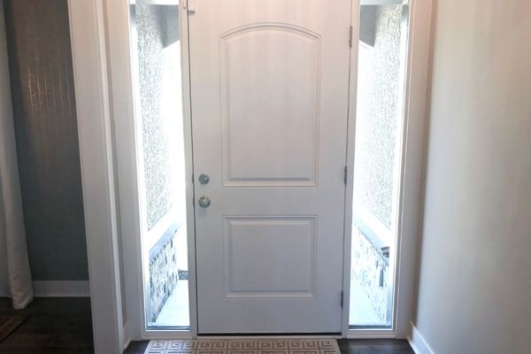 Energy-efficient exterior door 