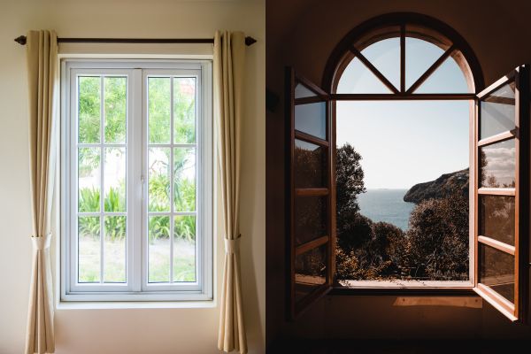 Comparison of two different window types