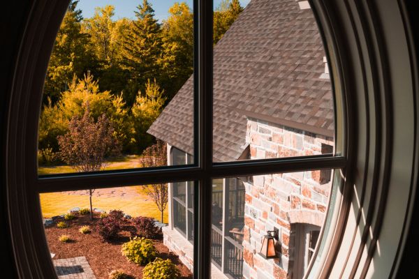 Oval windows for attic