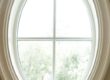 Oval windows in a home