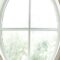 Oval windows in a home