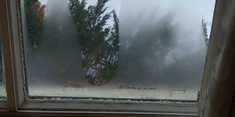 Drafty windows in home