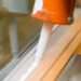 Caulking windows for winter